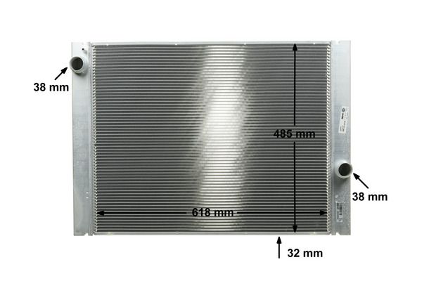 MAHLE CR1067000P Радіатор, система охолодження двигуна