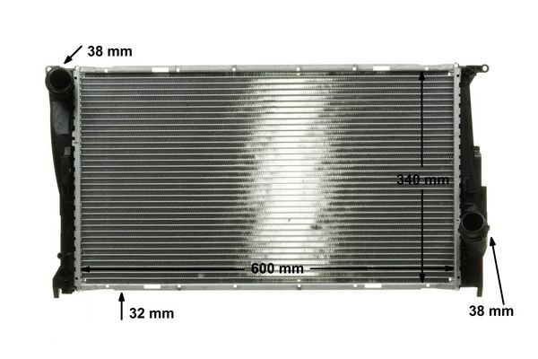 MAHLE CR1085000P Радіатор, система охолодження двигуна