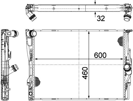MAHLE CR1089000P Радіатор, система охолодження двигуна