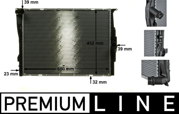 MAHLE CR1090000P Радіатор, система охолодження двигуна
