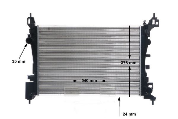 MAHLE CR1121000S Радіатор охолодження Citroen Nemo/Fiat Fiorino 1.4i 07-