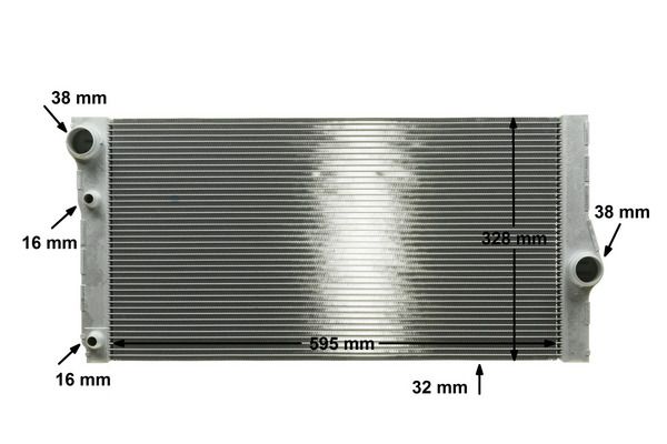 MAHLE CR1147000P Радіатор, система охолодження двигуна