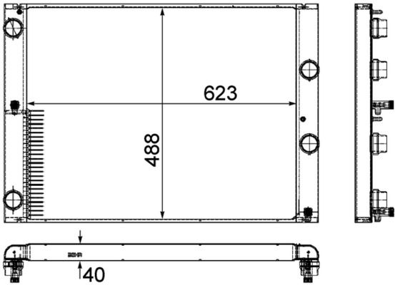 MAHLE CR1158000P Радіатор, система охолодження двигуна