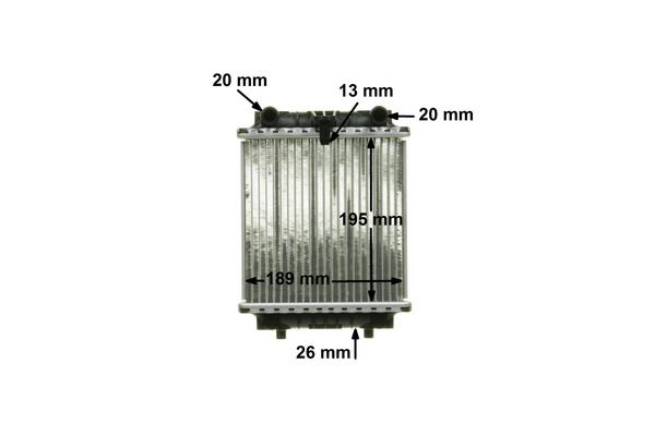 MAHLE CR1202000P Радіатор, система охолодження двигуна