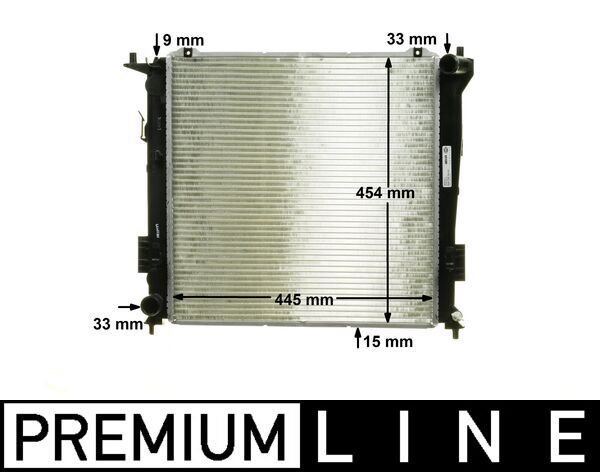 MAHLE CR1320000P Радіатор, система охолодження двигуна