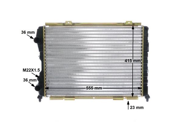MAHLE CR1408000S Радіатор, система охолодження двигуна