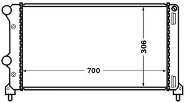 MAHLE CR1448000S Радіатор, система охолодження двигуна