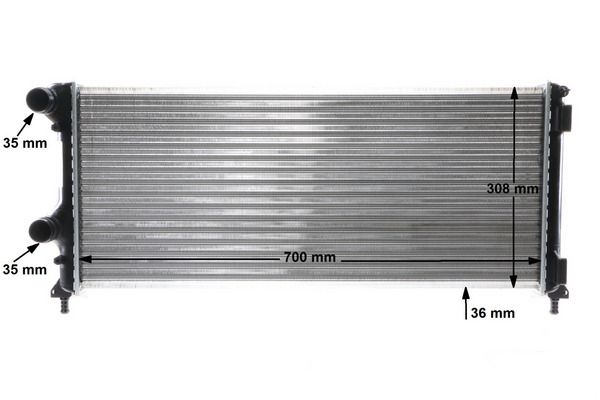 MAHLE CR1448000S Радіатор, система охолодження двигуна