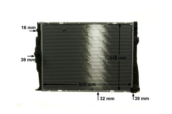 MAHLE CR1711000P Радіатор, система охолодження двигуна
