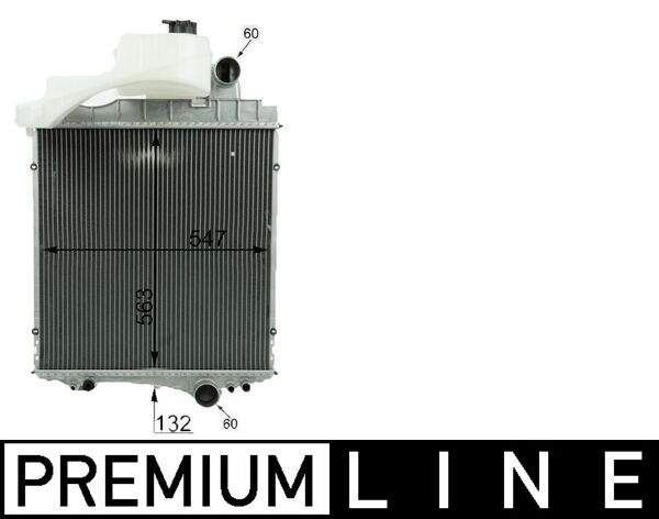MAHLE CR1730000P Радіатор, система охолодження двигуна