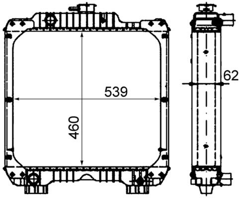 MAHLE CR1926000P Радіатор, система охолодження двигуна