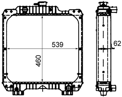 MAHLE CR1936000P Радіатор, система охолодження двигуна