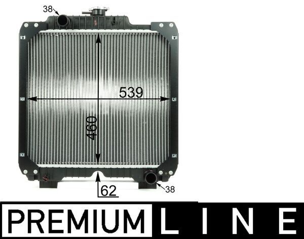 MAHLE CR1936000P Радіатор, система охолодження двигуна