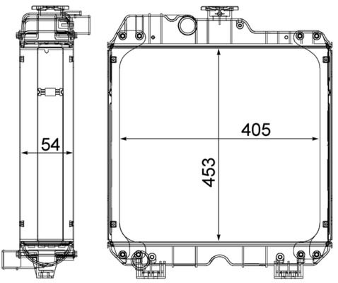 MAHLE CR1938000P Радіатор, система охолодження двигуна