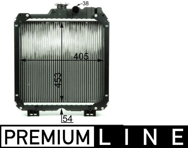 MAHLE CR1938000P Радіатор, система охолодження двигуна