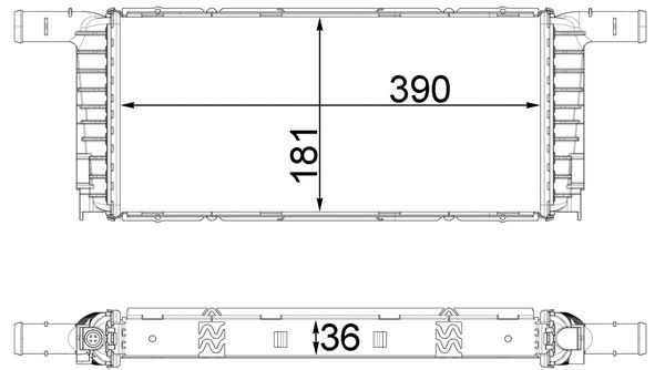 MAHLE CR1941000P Радіатор, система охолодження двигуна