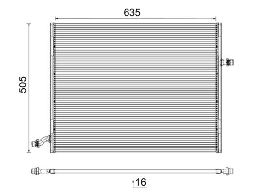 MAHLE CR2099000P Радіатор охолодження MB E-class (W213) 16-23