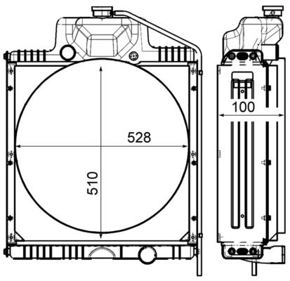MAHLE CR2183000P Радіатор, система охолодження двигуна