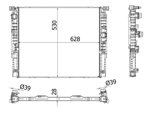 MAHLE CR2196000P Радіатор, система охолодження двигуна