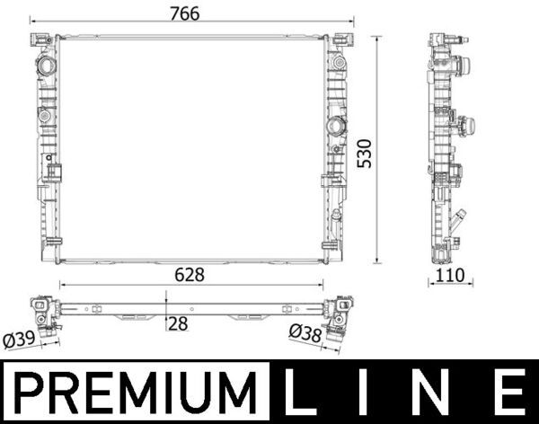 MAHLE CR2198000P Радіатор, система охолодження двигуна