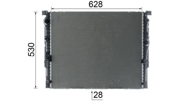 MAHLE CR2630000P Радіатор, система охолодження двигуна
