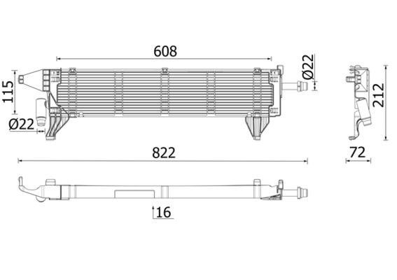 MAHLE CR2636000P Радіатор, система охолодження двигуна