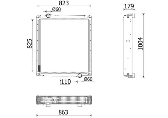 MAHLE CR2667000P Радіатор, система охолодження двигуна