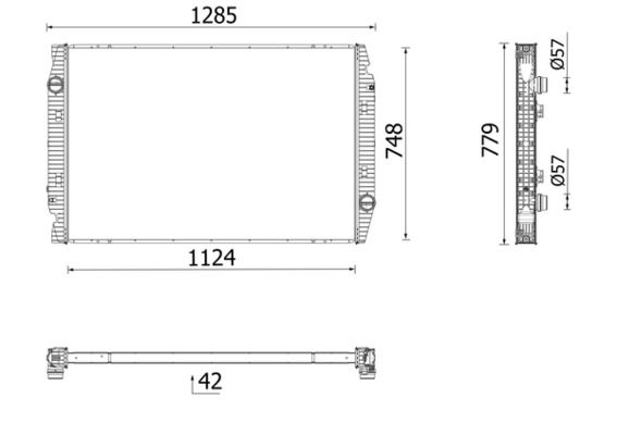 MAHLE CR2722000P Радіатор, система охолодження двигуна