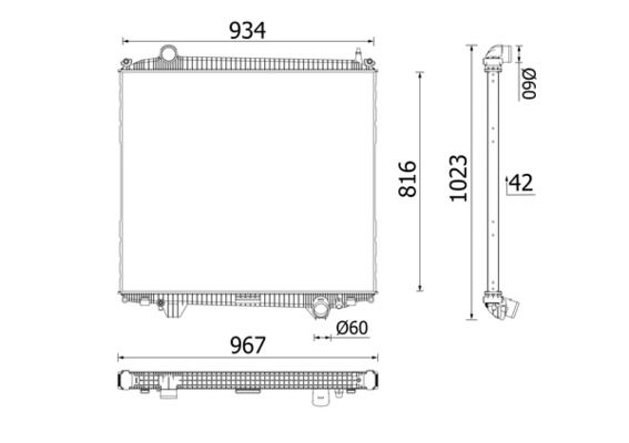 MAHLE CR2723000P Радіатор, система охолодження двигуна
