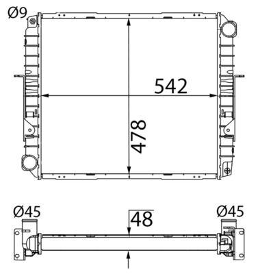 MAHLE CR2790000S Радіатор, система охолодження двигуна