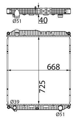MAHLE CR2792000S Радіатор, система охолодження двигуна
