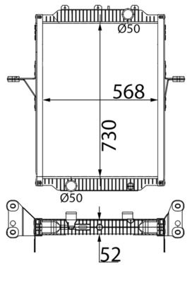 MAHLE CR2793000S Радіатор, система охолодження двигуна