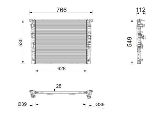 MAHLE CR2867000P Радіатор, система охолодження двигуна
