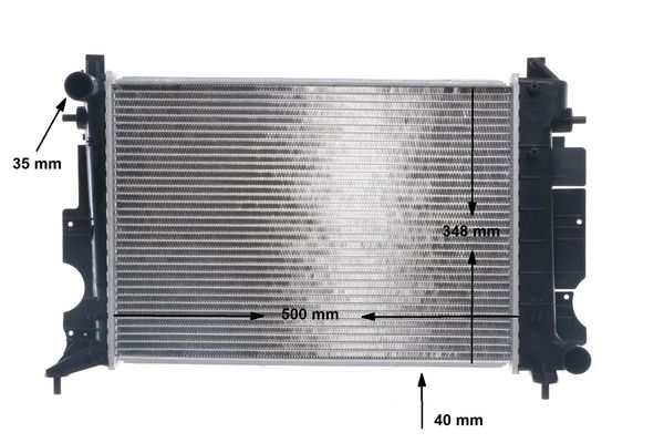 MAHLE CR643000S Радіатор, система охолодження двигуна