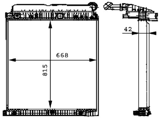 MAHLE CR673000P Радіатор, система охолодження двигуна