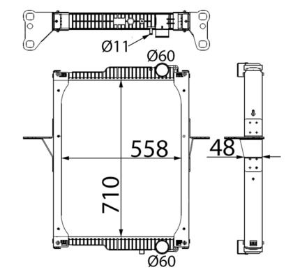 MAHLE CR822000S Радіатор, система охолодження двигуна