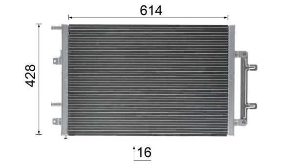 MAHLE CR868000P Радіатор, система охолодження двигуна
