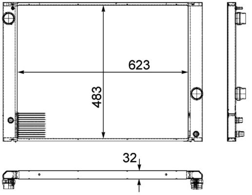 MAHLE CR917000P Радіатор, система охолодження двигуна