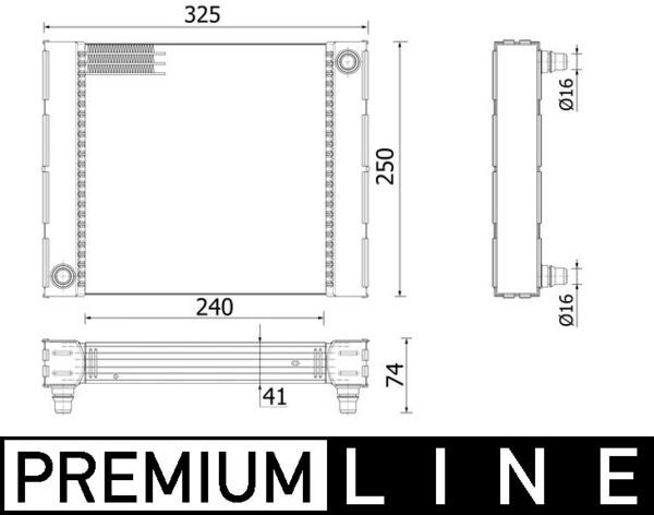 MAHLE CR940000P Радіатор, система охолодження двигуна