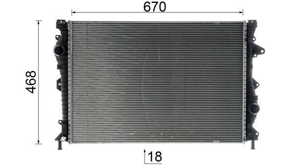 MAHLE CR953000P Радіатор, система охолодження двигуна