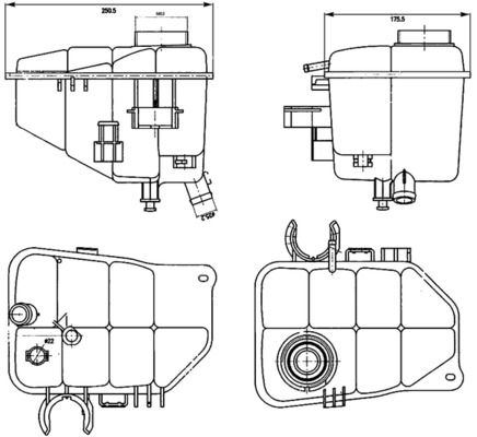 MAHLE CRT126000S Розширювальний бачок, охолоджувальна рідина