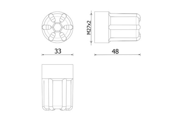 MAHLE CRTC6000P Запірна кришка, бак охолоджувальної рідини