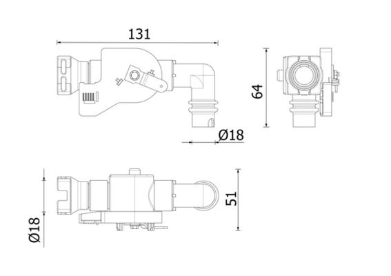 MAHLE CV27000P Клапан регулювання подачі охолоджувальної рідини