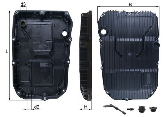 HX196KIT Фільтр гідравліки (MAHLE)