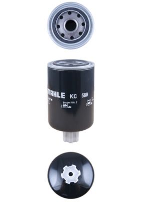 KC580 Фільтр палива (MAHLE)