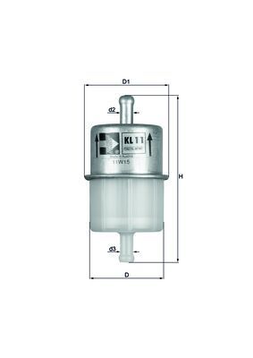 KL11 Фільтр палива (MAHLE)