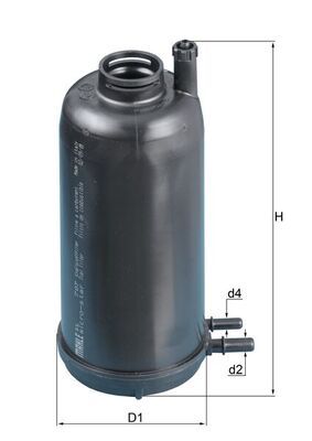 KL707D Фільтр палива (MAHLE)