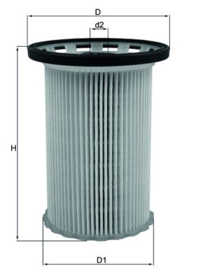 KX341 Фільтр палива (MAHLE)