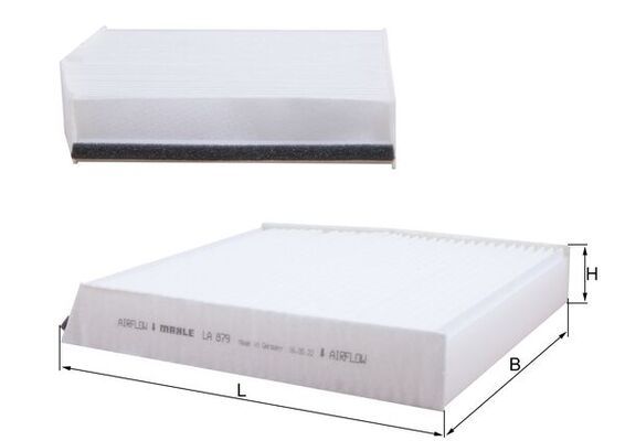 LA879 Фільтр салону (MAHLE)