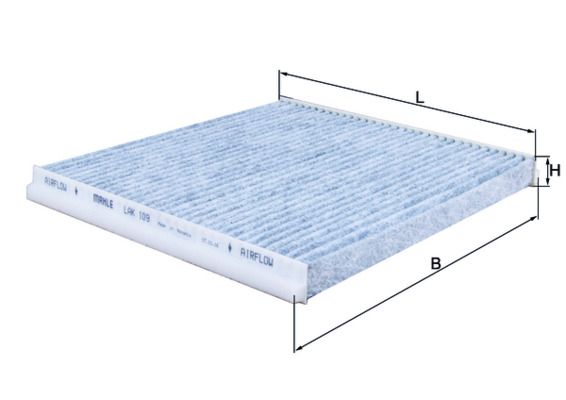 LAK109 Фільтр салону (MAHLE)